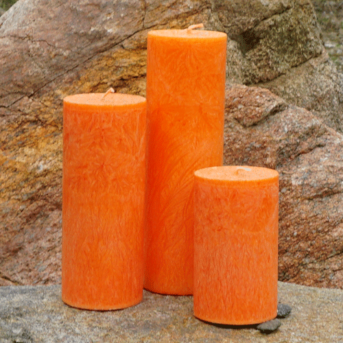 Spindelljus Orange