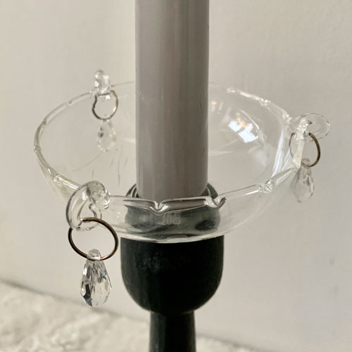 Ljusmanschett glas
