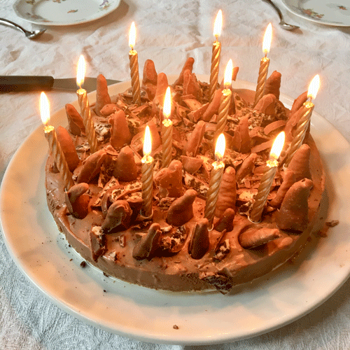 Choklad cheesecake