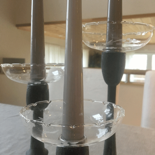 Ljusmanschett affari glas