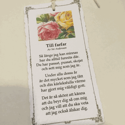 Bild på Kort Till Farfar