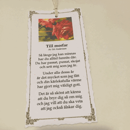 Bild på Kort Till morfar