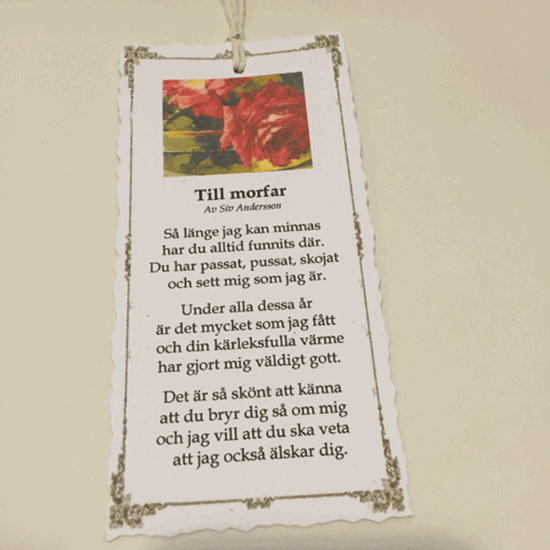 Bild på Kort Till morfar