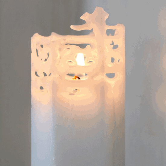 Bild på Spindelljus 6 kant 20cm