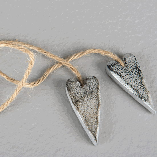 Bild på Trähjärtan silver