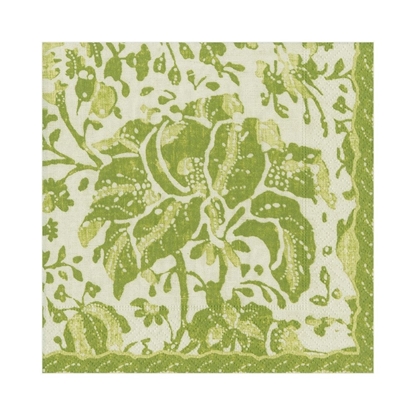 Bild på Caspari Plantation Print Green Middagsservett