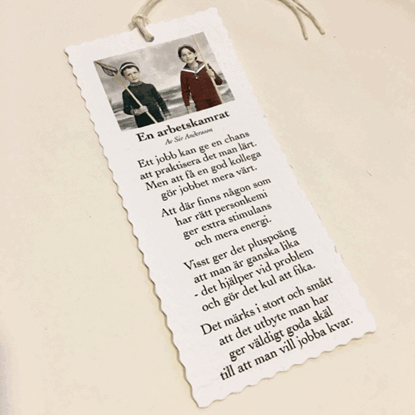 Bild på Kort En arbetskamrat