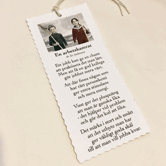Bild på Kort En arbetskamrat