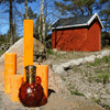 Bild på Spindelljus Orange 20 cm