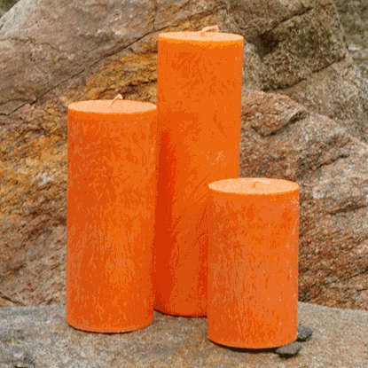 Bild på Spindelljus Orange 20 cm