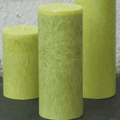 Bild på Spindelljus Lime 15 cm