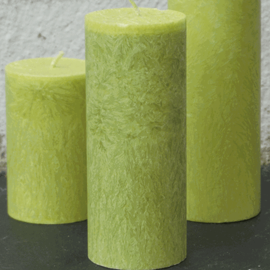 Bild på Spindelljus Lime 15 cm