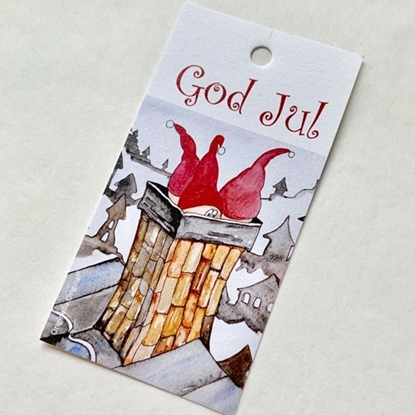 Bild på Litet kort till paketet - God Jul