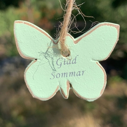 Bild på Glad sommar - träfjäril grön