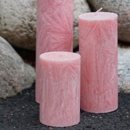 Bild på Spindelljus Rosa 10 cm
