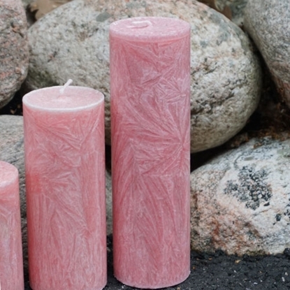 Bild på Spindelljus Rosa 20cm