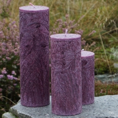 Bild på Spindelljus Lila 15cm