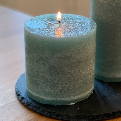 Bild på Cote Nord Havsgrön Blockljus 10*10cm