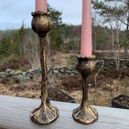 Bild på Ljusstake Vallmo 2-set