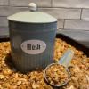 Bild på Plåtburk Müsli Grågrön