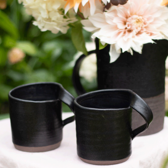 Bild på Kopp med öra svart