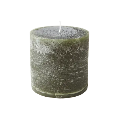 Bild på Cote Nord  Klassiskt grön Blockljus 10*10cm 