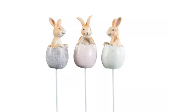 Bild på Kanin på stick lila