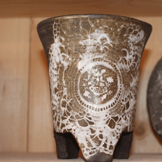 Bild på Kruka med spetsmönster