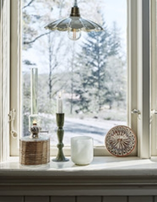 Bild på Ljuslykta Ebba Vit